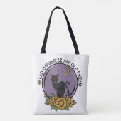 Hallo Dunkelheit Halloween Tote Bag Tasche (Rückseite)