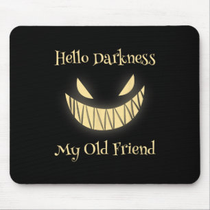 Hallo Dunkelheit Mein alter Freund Beängstigend Pu Mousepad