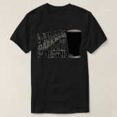 Hallo Dunkelheit, mein alter Freund Bier - Stout B T-Shirt (Design vorne)