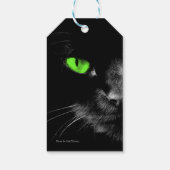 Hallo Dunkelheit Mein alter Freund: Grüne Augen Geschenkanhänger (Rückseite)