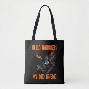 Hallo Dunkelheit mein alter Freund: Halloween Edit Tasche