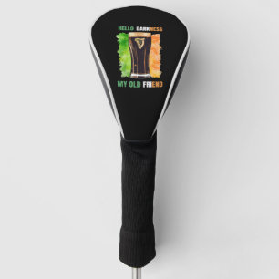 Hallo Dunkelheit Mein alter Freund Irish Stout Golf Headcover