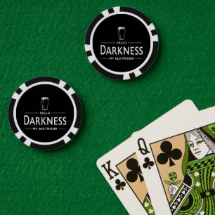 Hallo Dunkelheit mein alter Freund Lustiger St. Pa Pokerchips