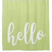Hallo Duschvorhang (Vorderseite)