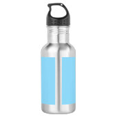 Hallo Edelstahlflasche (Rückseite)