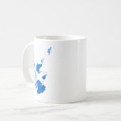 Hallo Edinburgh I Liebe Schottland Kartenflagge Pr Kaffeetasse (Vorderseite Links)