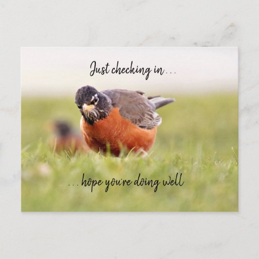 Hallo - Einfach in Postkarte einchecken (Vorderseite)