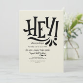 Hallo Einladung (Stehend Vorderseite)