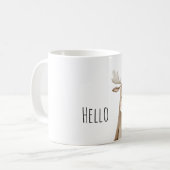 Hallo Elch Kaffeetasse (Vorderseite Links)