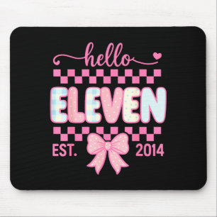Hallo Elf Gegründet 2014 Kokette Schleife Glücklic Mousepad