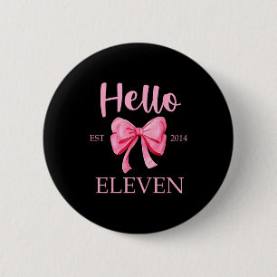 Hallo Elf Gegründet 2014 Rosa Kokette Glückliche 1 Button