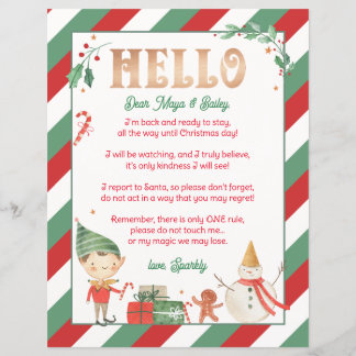 Hallo Elf Willkommen Elf North Pole Magie