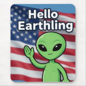 Hallo Erdling Mousepad (Vorne)