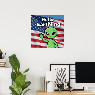 Hallo Erdling Poster