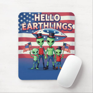 Hallo Erdlinge Mousepad
