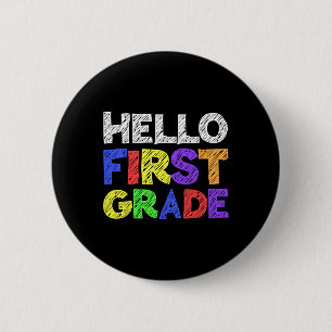 Hallo Erste Klasse 1. Klasse Zurück zur Schule 1 Button