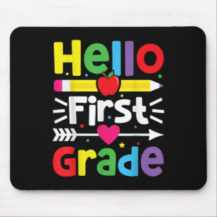 Hallo Erste Klasse 1 zurück zum Schullehrer Mousepad