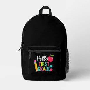 Hallo Erste-Klasse-Team 1. Klasse Zurück zur Schul Bedruckter Rucksack