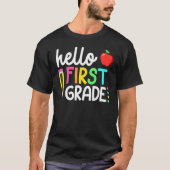 Hallo Erste Klasse Team 1. Klasse zurück zur Schul T-Shirt (Vorderseite)