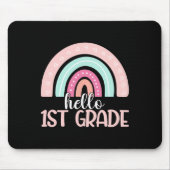 Hallo Erster Schulabschluss 1. Klasse Lehrer Mousepad (Vorne)