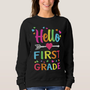 Hallo Erster Schulabschluss Sweatshirt
