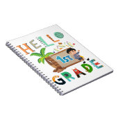 Hallo Erster Schultag Notizblock (Rechte Seite)