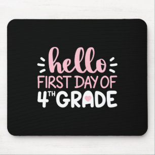Hallo Erster Tag 4. Klasse Team Vierter Klasse Sq Mousepad