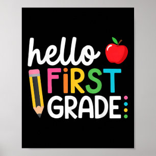 Hallo erster Tag der 5. Klasse Student wieder in S Poster