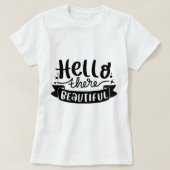 Hallo Es Beautiful T-Shirt (Design vorne)