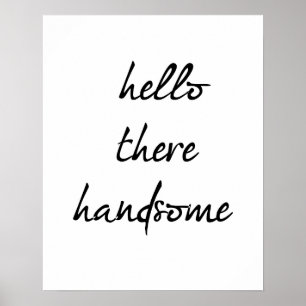 Hallo Es Handsome Poster