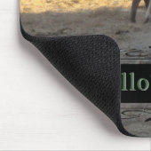 Hallo? Ethel? Murray-Grau Mousepad (Ecke)