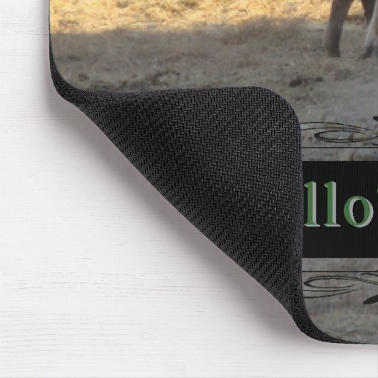 Hallo? Ethel? Murray-Grau Mousepad (Ecke)