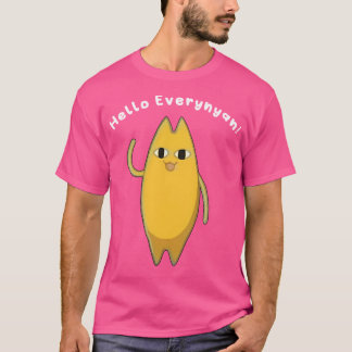 Hallo Everynyan Cat Meme T-Shirt