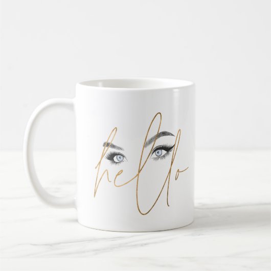 Hallo Eyes Kaffeetasse (Links)