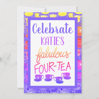 Hallo Fabulous 40 Vierzig Viertjun Geburtstagspart Einladung