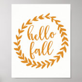 Hallo Fall | Art Print Poster (Vorne)