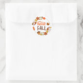 Hallo Fall Aufkleber (Tasche)