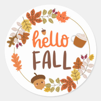 Hallo Fall Aufkleber