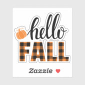 Hallo Fall Aufkleber (Blatt)