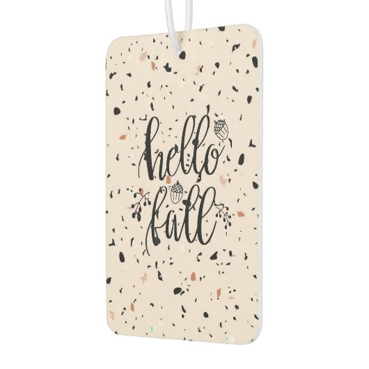 "Hallo Fall" Autolufterfrischer (Links)