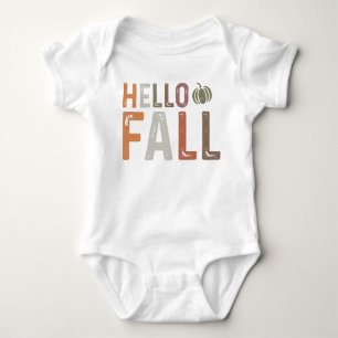 Hallo Fall Baby Strampler