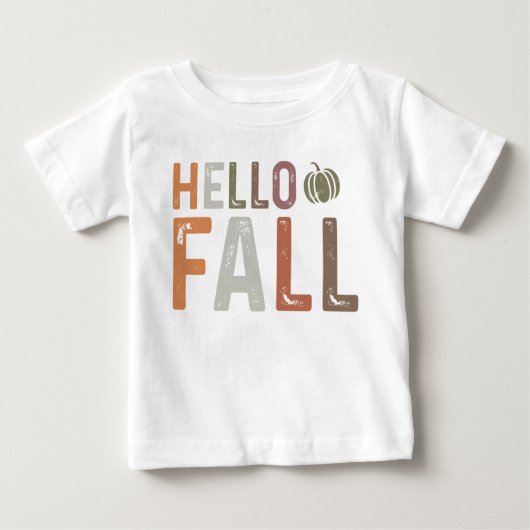 Hallo Fall Baby T-shirt (Vorderseite)