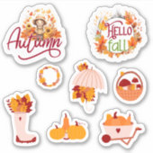 Hallo Fall - Custom Cut Vinyl Sticker (Vorderseite)