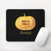 Hallo FALL Dank Autumn Pumpkin Mousepad (Mit Mouse)