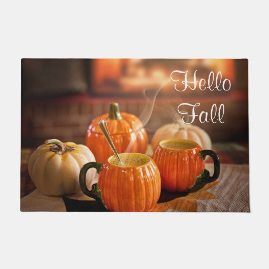 Hallo Fall Doormat Fußmatte (Vorderseite)