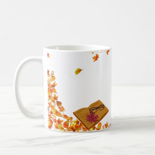 Hallo Fall "falltastische Schwänze!" Mug Kaffeetasse (Links)