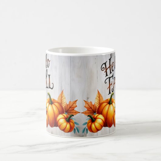 Hallo Fall Farbige Kürbis Kaffeetasse (Mittel)