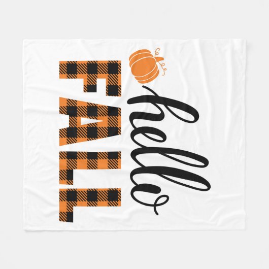 Hallo Fall Fleecedecke (Vorderseite (Horizontal))