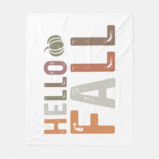 Hallo Fall Fleecedecke (Vorderseite)