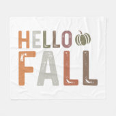Hallo Fall Fleecedecke (Vorderseite (Horizontal))